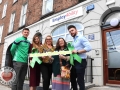 Pictured at the EmployAbility Limerick Office for the launch of the upcoming Green Ribbon campaign and 'Time to talk' day on Tuesday May 7th are Kevin Downes, Limerick Senior hurler, Meghann Scully, Mental Health Advocate, Ursula Mackenzie, EmployAbility Limerick, Amanda Clifford, A.B.C for Mental Health, and Patrick McLoughney, Social Media Influencer. Picture: Conor Owens/ilovelimerick.