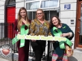 Pictured at the EmployAbility Limerick Office for the launch of the upcoming Green Ribbon campaign and 'Time to talk' day on Tuesday May 7th are Meghann Scully, Mental Health Advocate, Ursula Mackenzie, EmployAbility Limerick, and Amanda Clifford, A.B.C for Mental Health. Picture: Conor Owens/ilovelimerick.