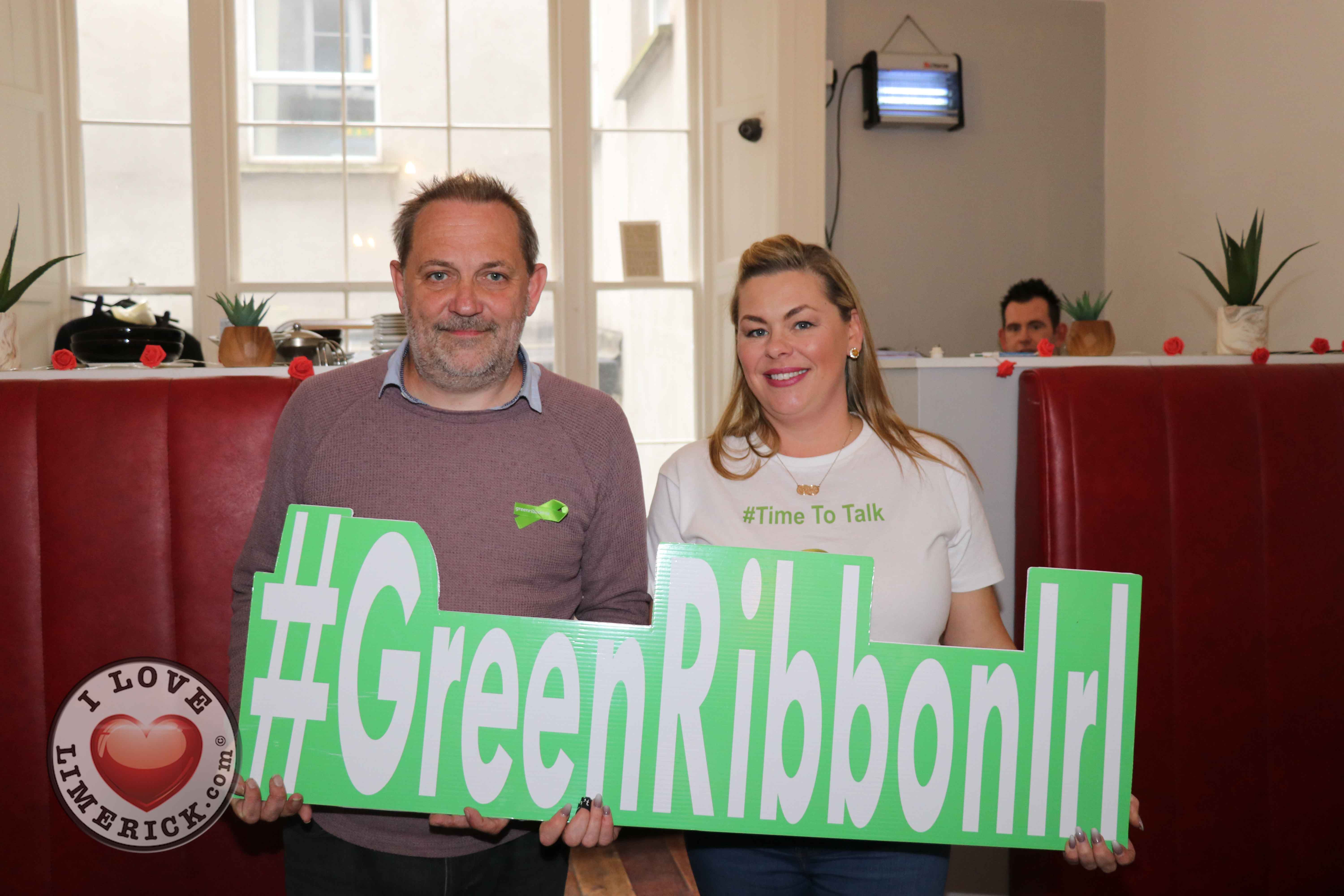 Pictured at the Ruby Sundays cafe for the EmployAbility Limerick's 'Time to Talk' day are life coach Patrick Merice, and Ursula Mackenzie, EmployAbility Limerick. Picture: Conor Owens/ilovelimerick.